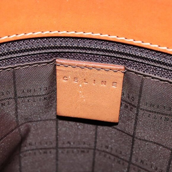 CELINE Macadam Canvas Tote Bag PVC Brown Gold - Picture 12 of 15